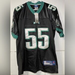 Philadelphia Eagles Stewart Bradley #55 Jersey Size 48 Black Sewn Reebok NFL